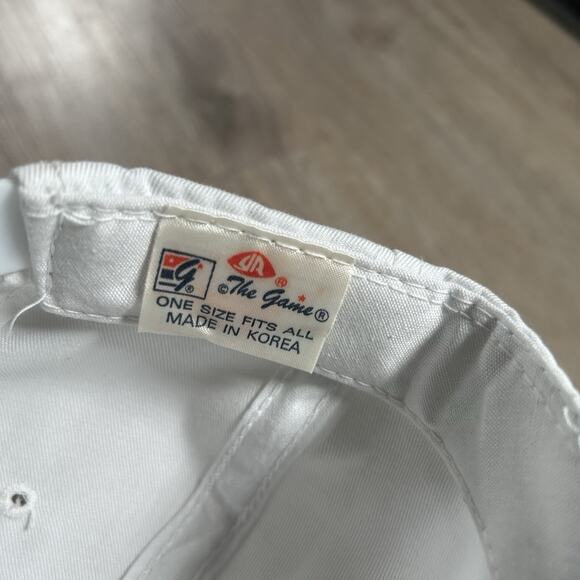 Vintage Duke Blue Devils Hat Snapback College The Game Circle Logo White Cap - Picture 4 of 10